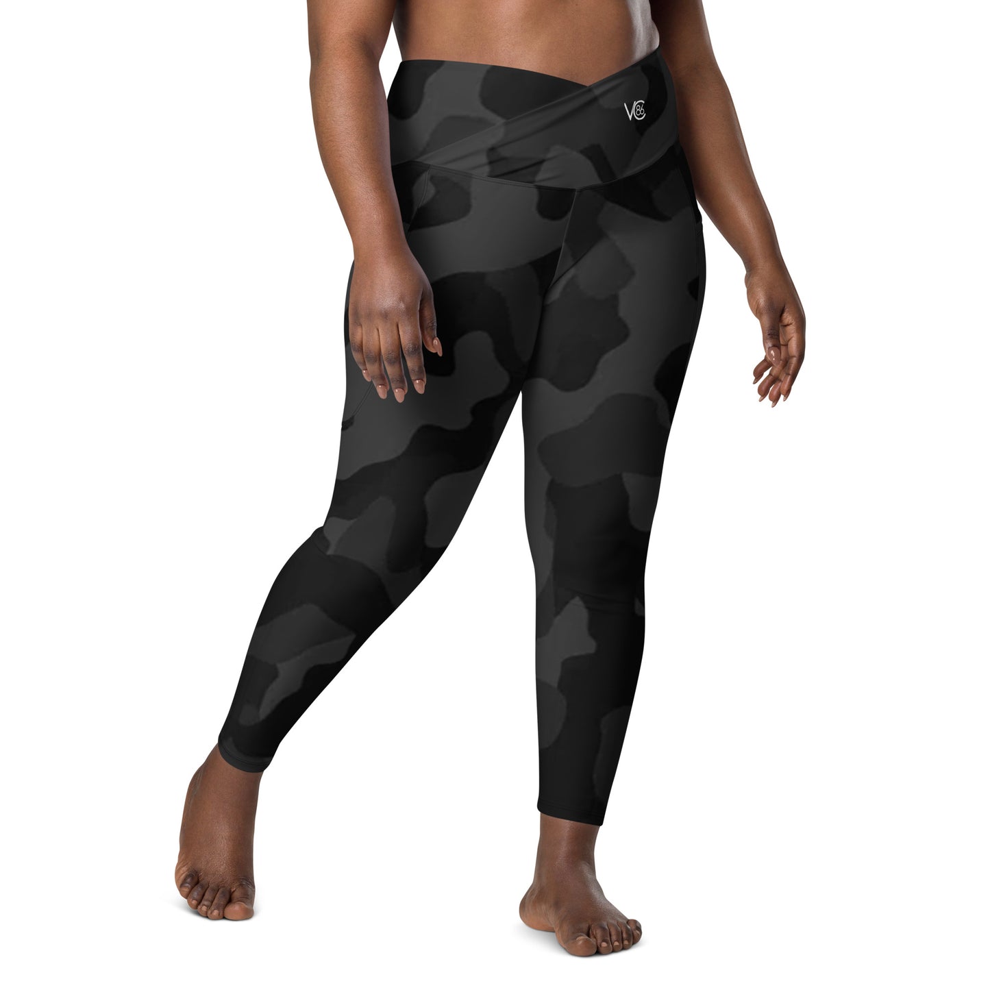 Women's Varcity Brand 7/8 Stealth Crossover Leggings w/ Pockets