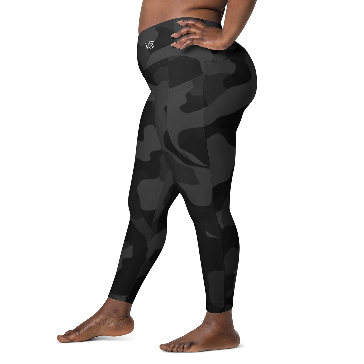 Women's Varcity Brand 7/8 Stealth Crossover Leggings w/ Pockets