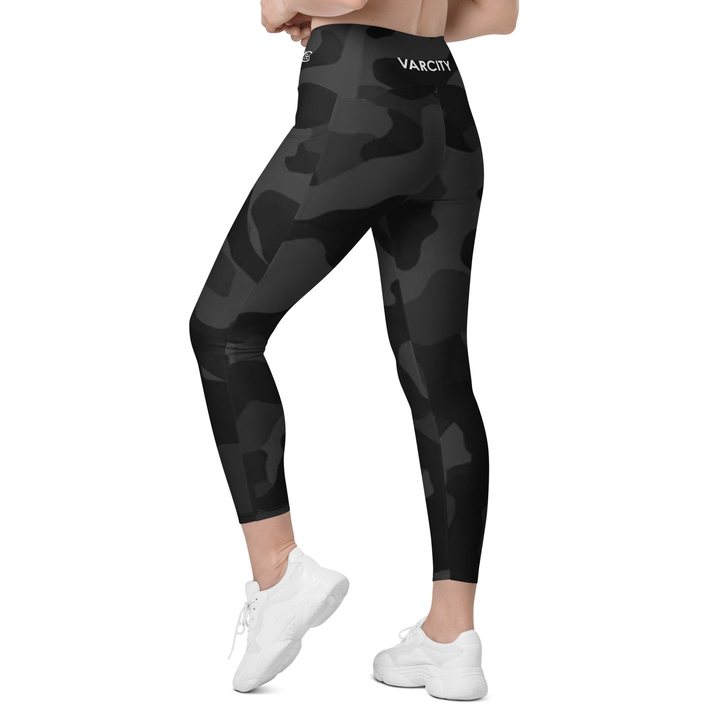 Women's Varcity Brand 7/8 Stealth Crossover Leggings w/ Pockets