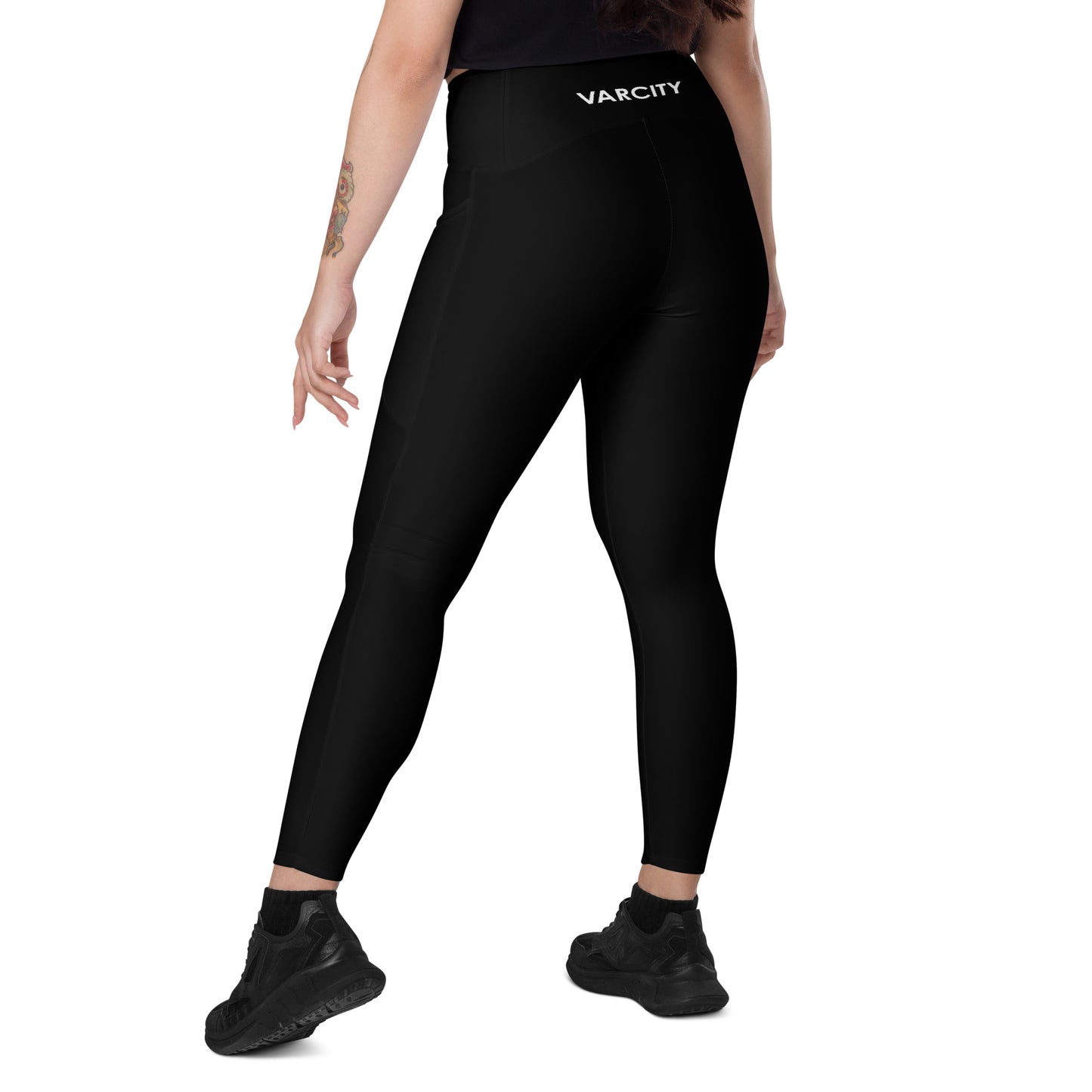 Women's Varcity Brand 7/8 Crossover Leggings w/ Pockets