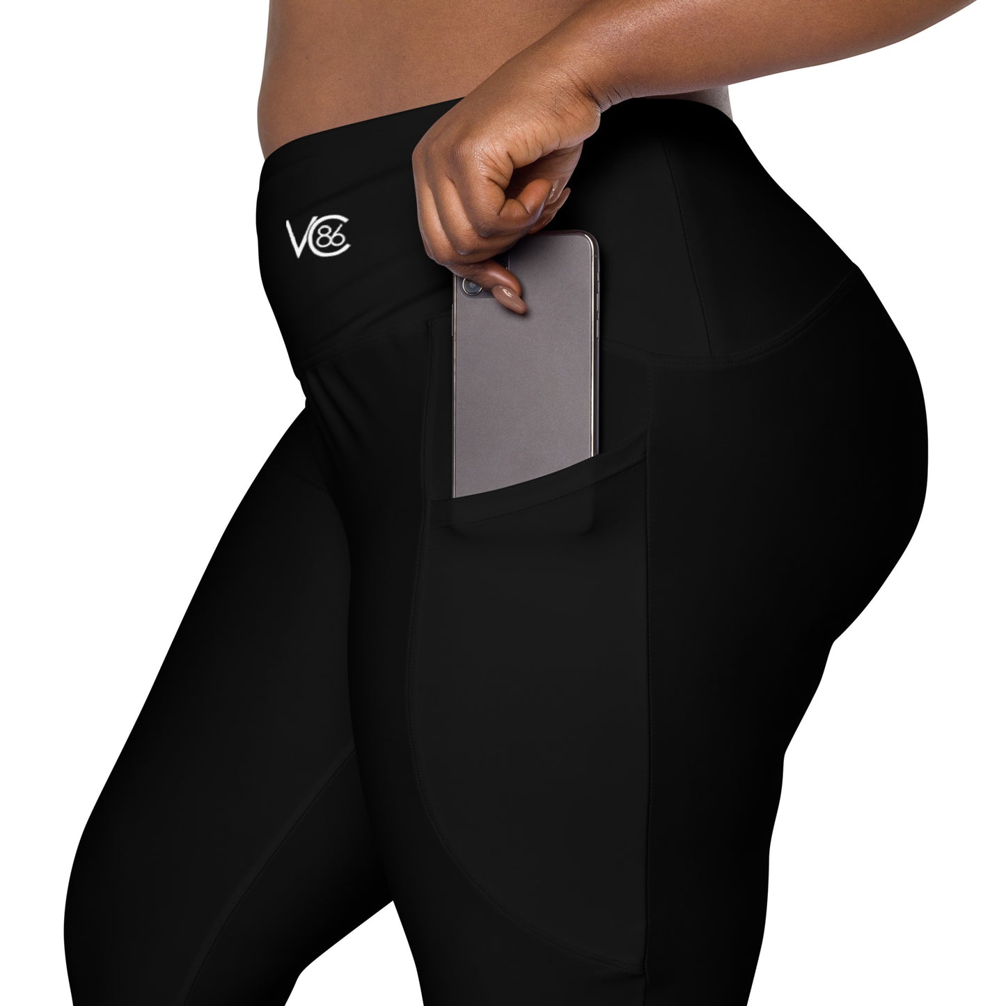Women's Varcity Brand 7/8 Crossover Leggings w/ Pockets
