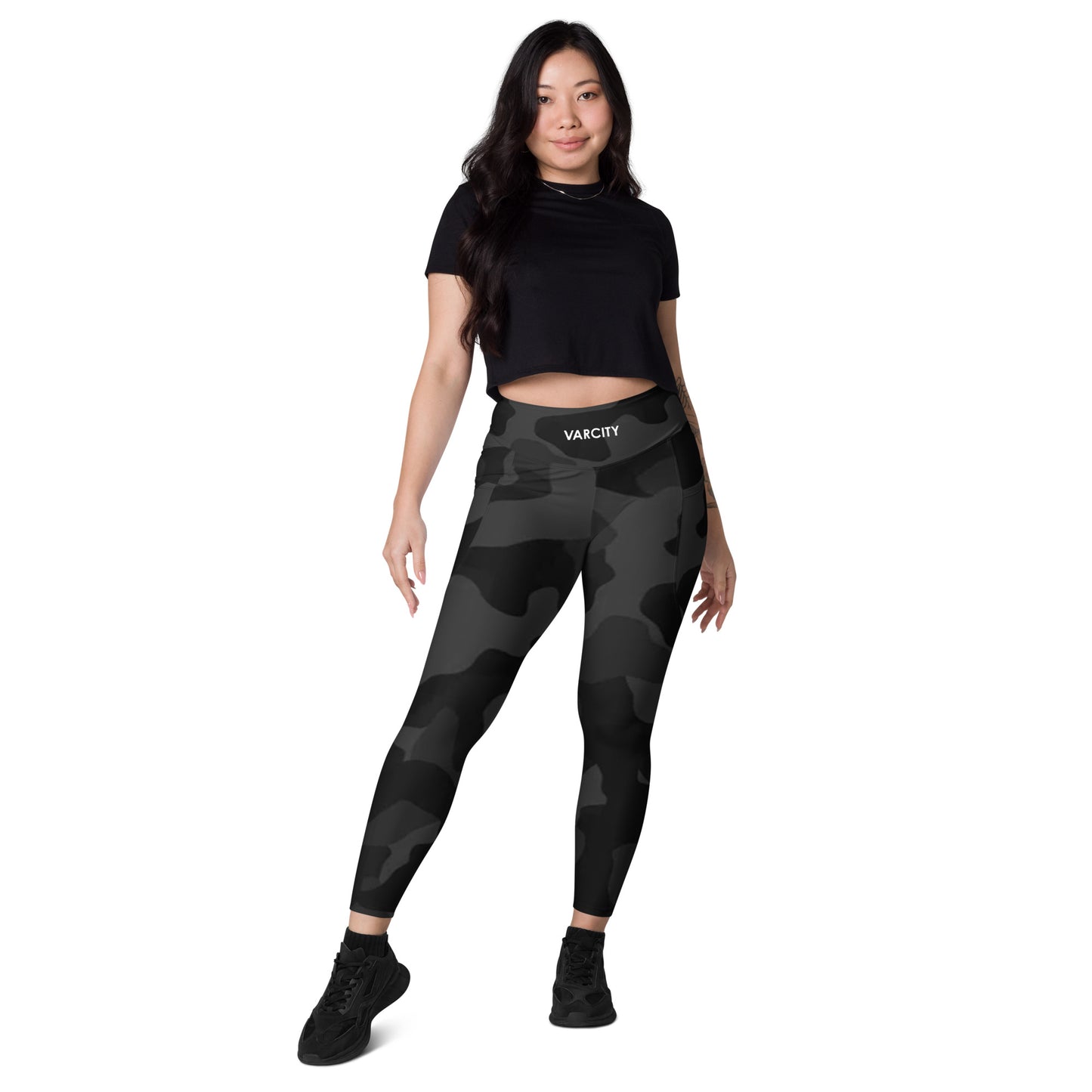 Women's Varcity Brand 7/8 Stealth Leggings w/ Pockets