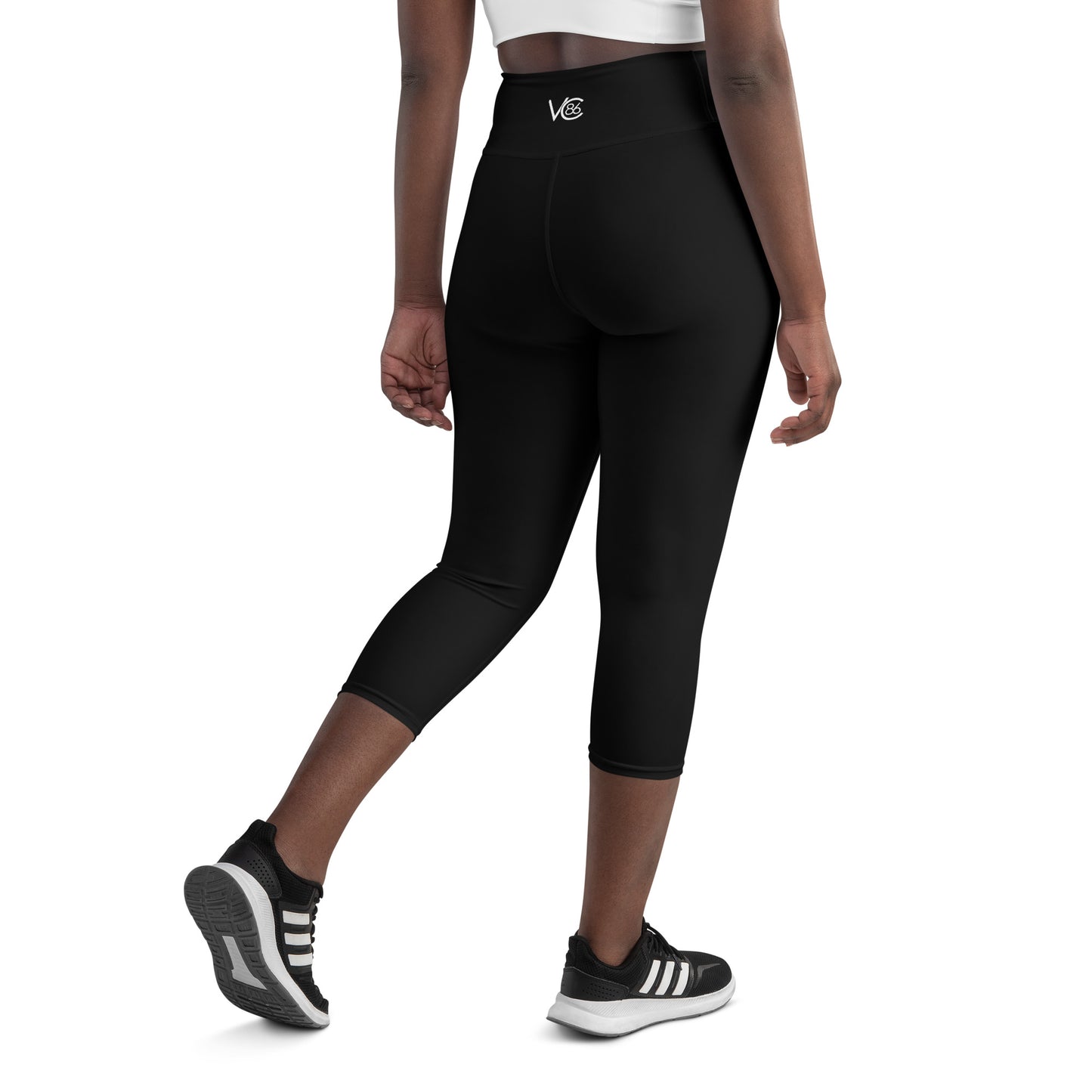 Women's Varcity Brand Yoga Capri Leggings