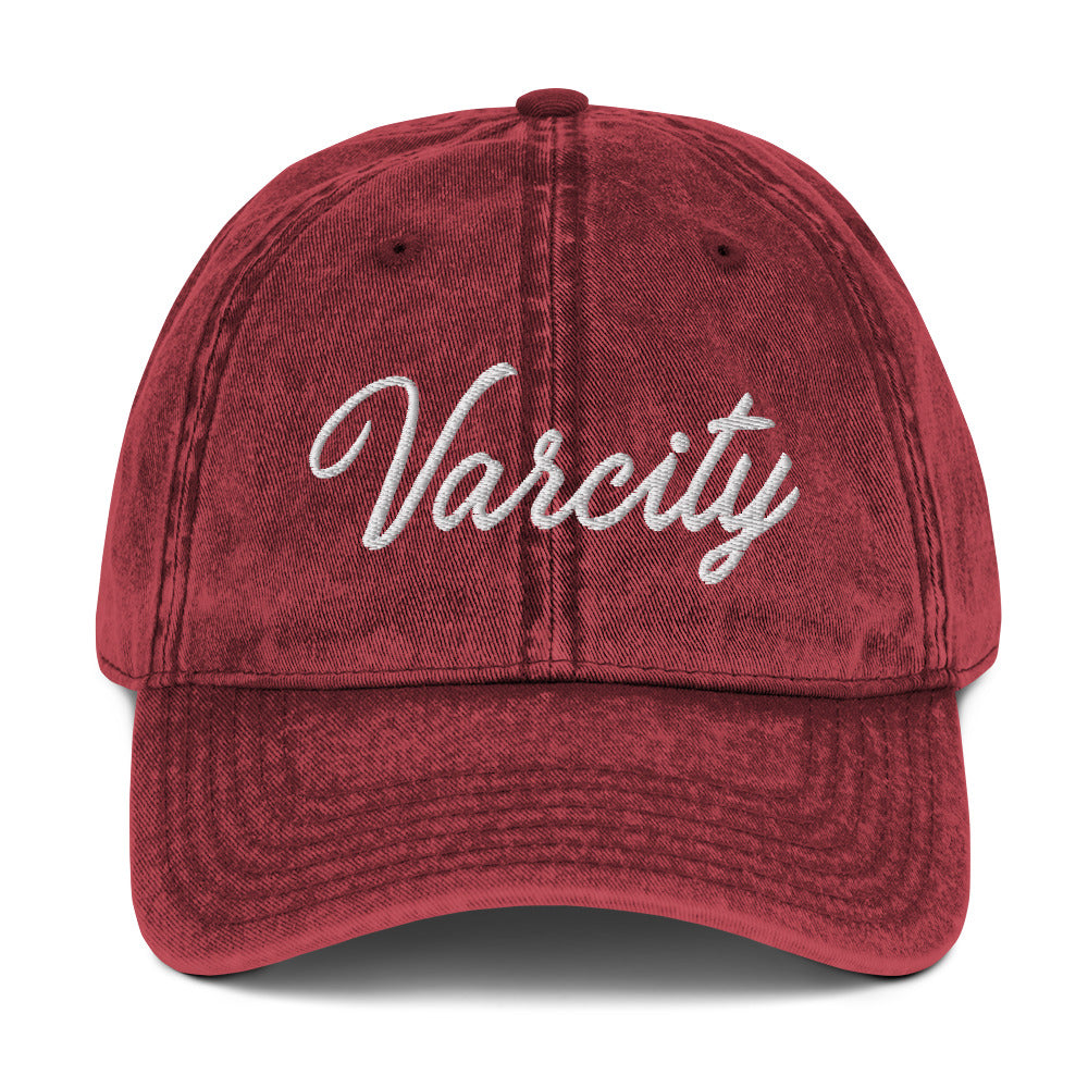 Women's Lady Varcity Vintage Cotton Twill Cap