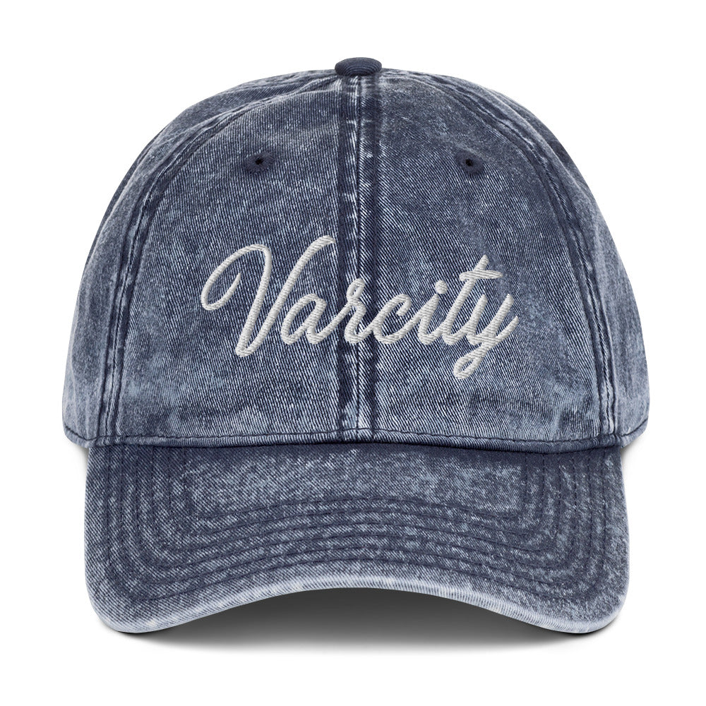 Women's Lady Varcity Vintage Cotton Twill Cap