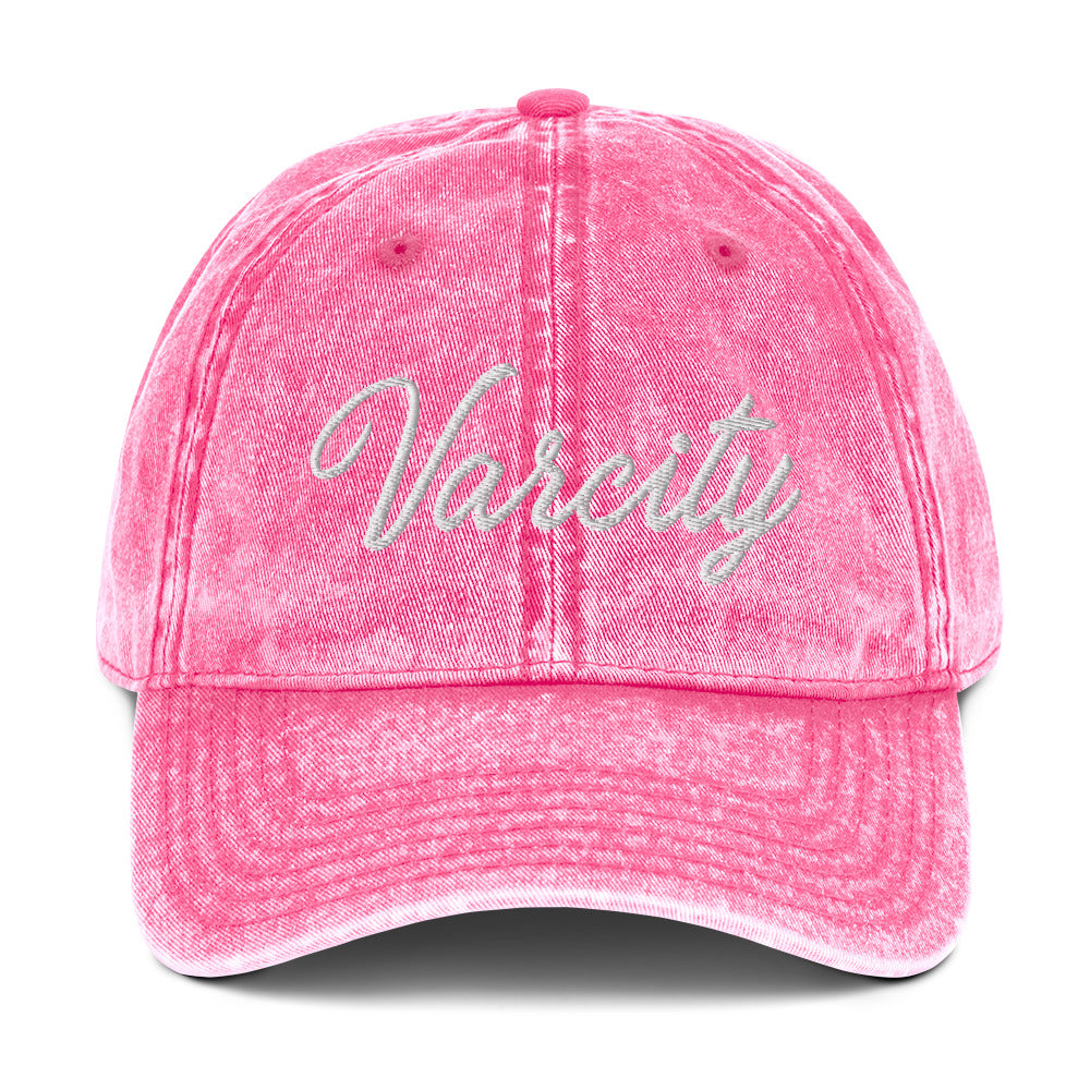 Women's Lady Varcity Vintage Cotton Twill Cap