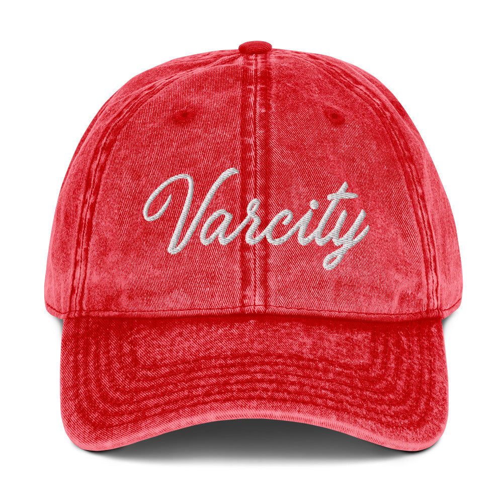 Women's Lady Varcity Vintage Cotton Twill Cap
