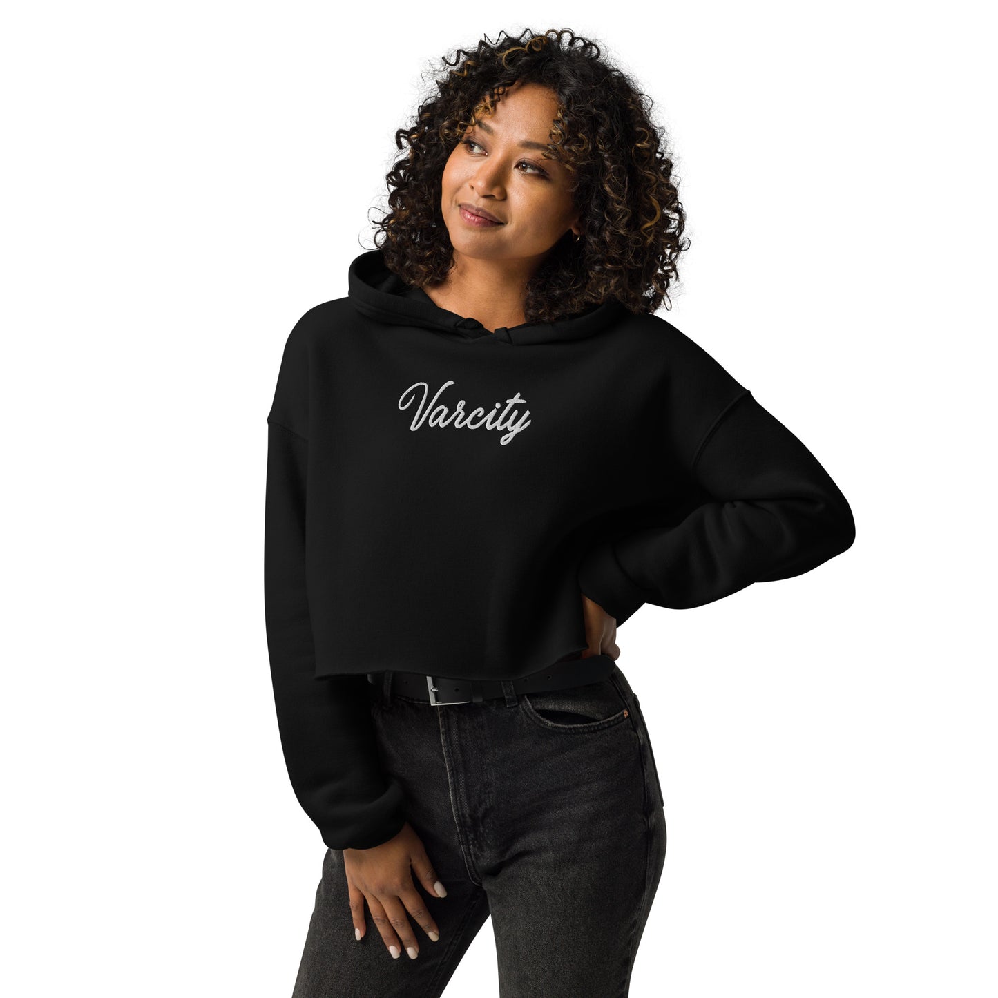 Women's Lady Varcity Crop Hoodie