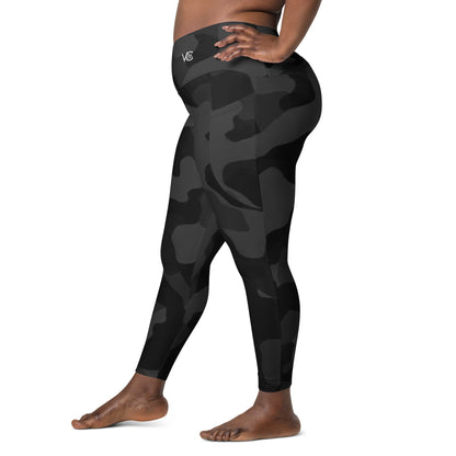 Women's Varcity Brand 7/8 Stealth Crossover Leggings w/ Pockets