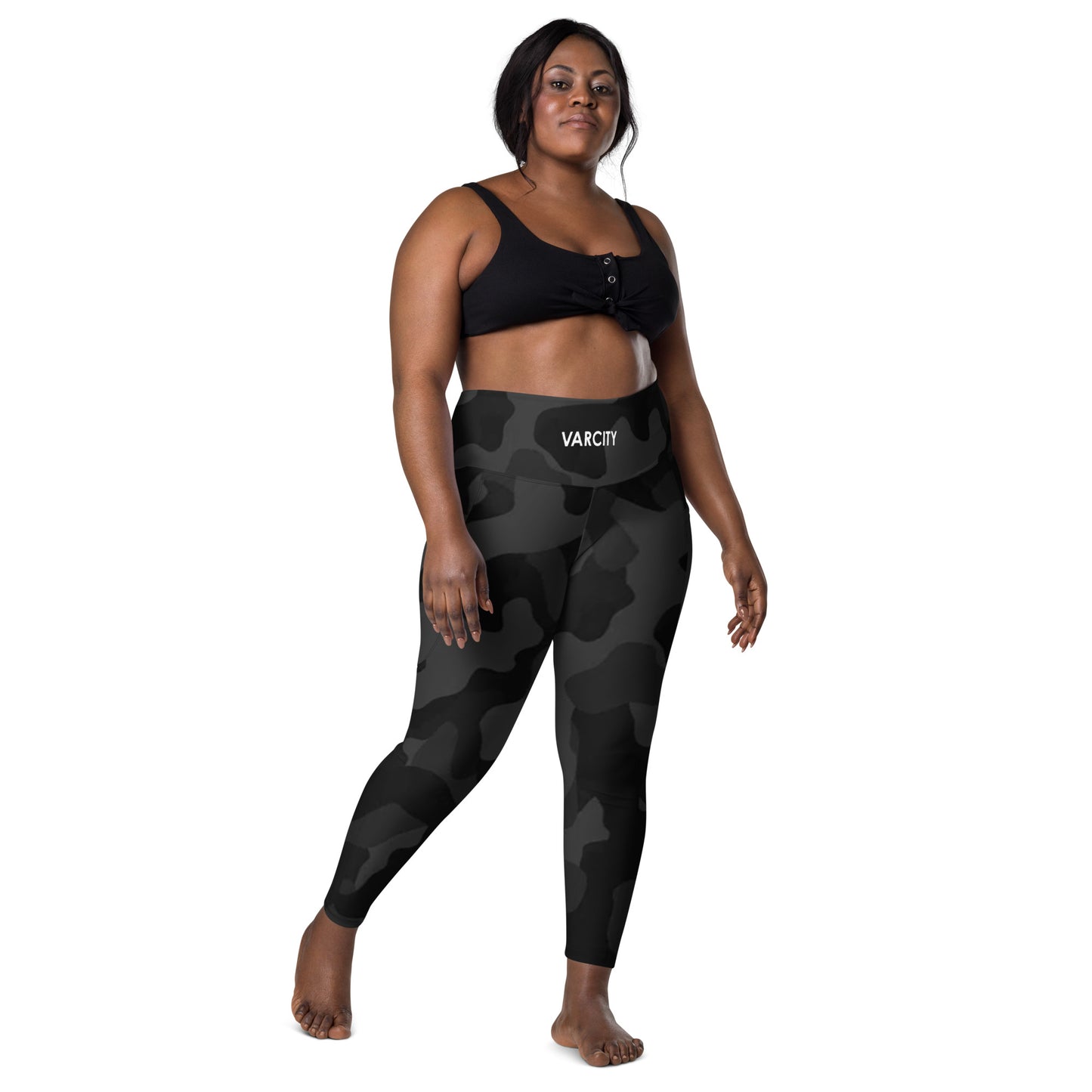 Women's Varcity Brand 7/8 Stealth Leggings w/ Pockets