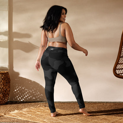 Women's Varcity Brand High-Waisted 7/8 Yoga Stealth Leggings