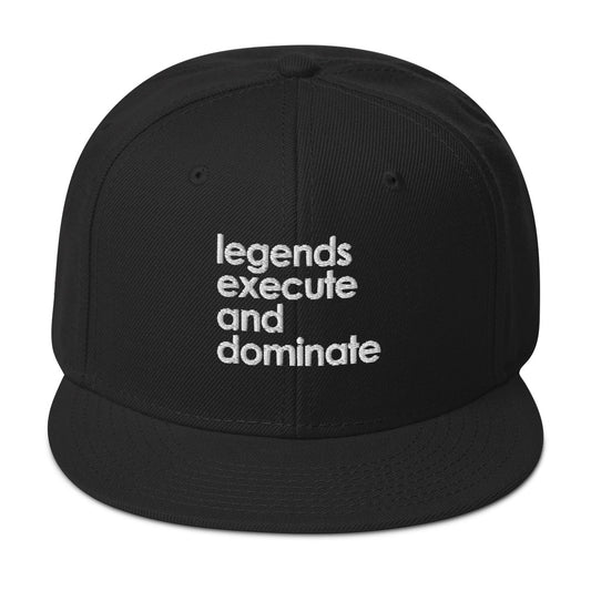 Legends Motto Snapback